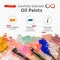 Professional Oil Paint Set - 8 x Large 50ml Tubes - Non Toxic Oil Paints for Artists, Eco-Conscious. Lightfast Earth Oil Colors with Exceptional Pigment Load - Portrait Palette